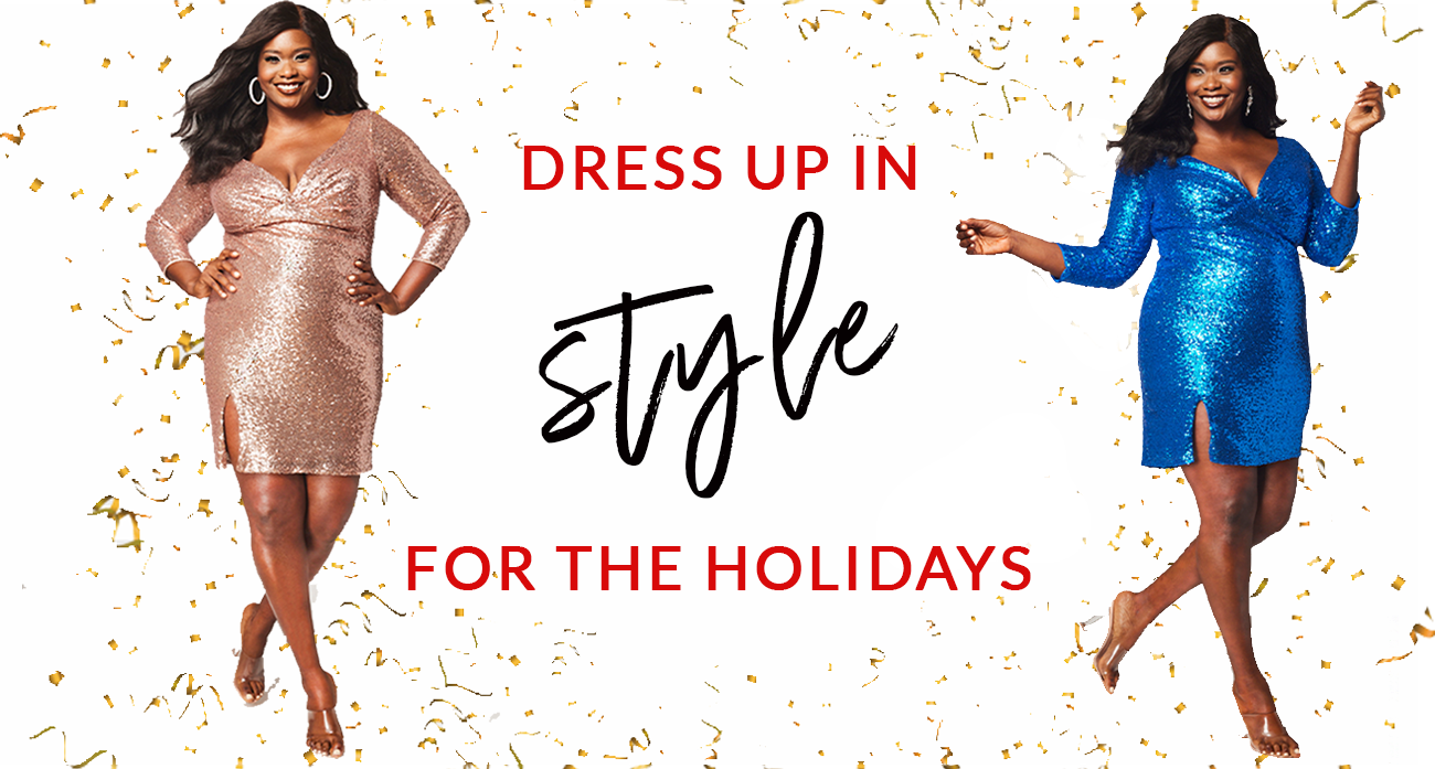 plus size holiday party dresses